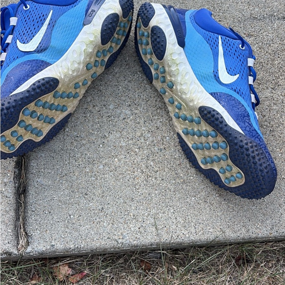 Nike Royal Blue Turf Baseball Shoes - Picture 2 of 2